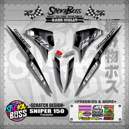 SNIPER 150 VIETNAM DECALS ( SCRATCH DESIGN )【WITH FREEBIES】