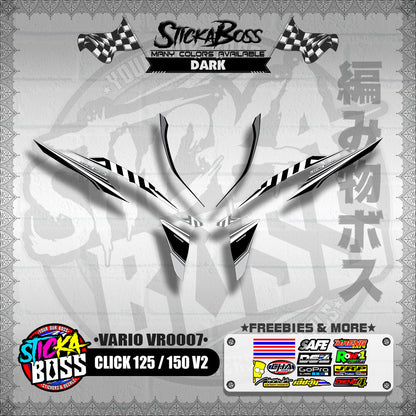 CLICK 125 / 150 V2 DECALS ( VARIO VR0007 )【WITH FREEBIES】