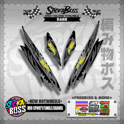 MIO SPORTY / SMILE / GRAVIS DECALS ( NEW HOTWHEELS )
