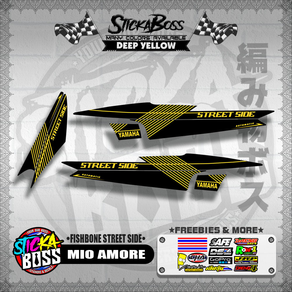 MIO AMORE DECALS ( FISHBONE STREET SIDE )【WITH FREEBIES】
