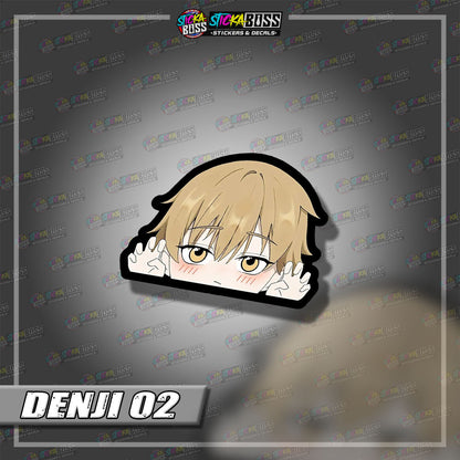 CHAINSAW MAN | ANIME PEEKER STICKER【VINYL PRINTED】( LAMINATED / WATERPROOF )