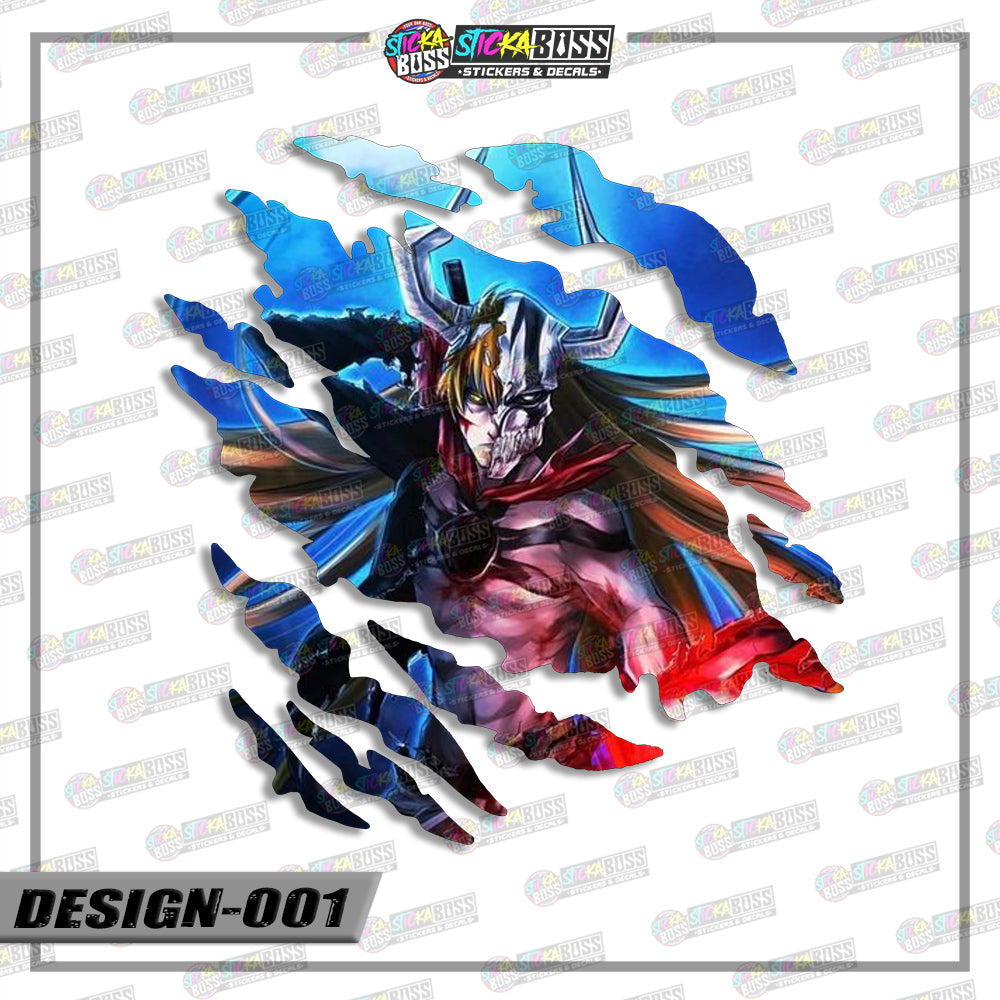 BLEACH | ANIME SCRATCH STICKER【VINYL PRINTED】( LAMINATED / WATERPROOF )【Stickaboss】