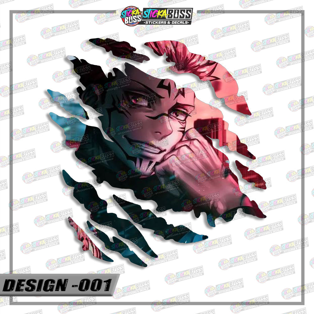 JUJUTSU KAISEN PART 1 | ANIME SCRATCH STICKER【VINYL PRINTED】( LAMINATED / WATERPROOF )【Stickaboss】