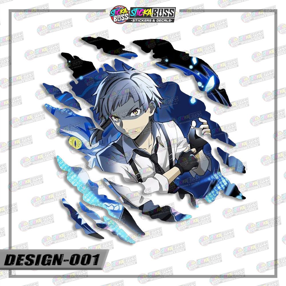 BONGOU STRAY DOGS | ANIME SCRATCH STICKER【VINYL PRINTED】( LAMINATED / WATERPROOF )【Stickaboss】 (Copy)