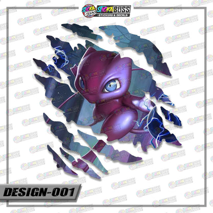 POKEMON PART 1 | ANIME SCRATCH STICKER【VINYL PRINTED】( LAMINATED / WATERPROOF )【Stickaboss】