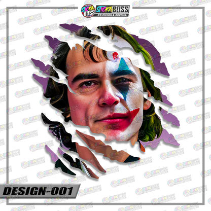 JOKER&HARLEY QUINN | ANIME SCRATCH STICKER【VINYL PRINTED】( LAMINATED / WATERPROOF )【Stickaboss】