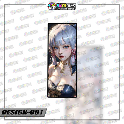 GENSHIN IMPACT | RECTANGLE SIZE  VINYL STICKER 【VINYL PRINTED】( LAMINATED / WATERPROOF )