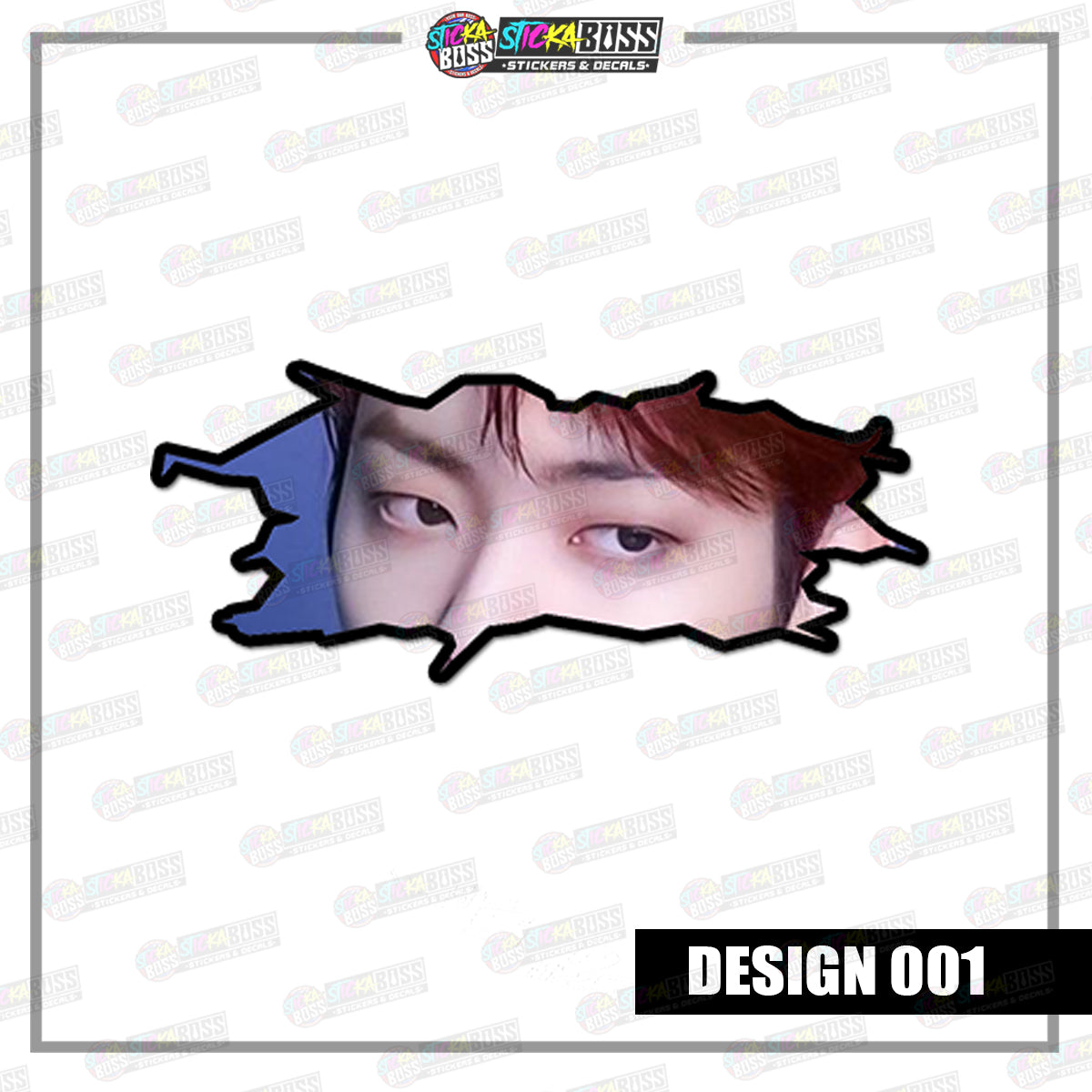 KPOP-TXT | CRACK PEEKERS  ( ANIME VINYL STICKER DECALS )【Stickaboss】