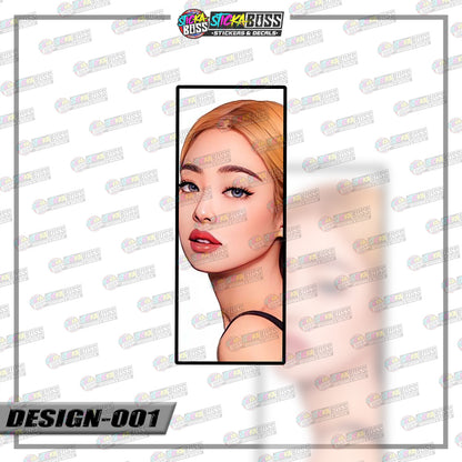 KPOP-BLACKPINK | RECTANGLE SIZE  VINYL STICKER 【VINYL PRINTED】( LAMINATED / WATERPROOF )