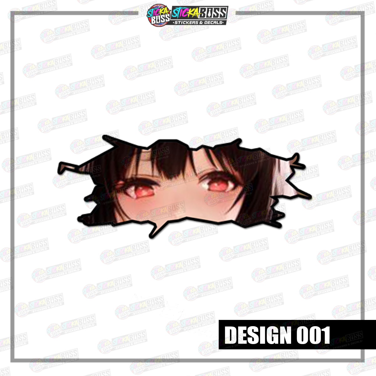 KAKEGURUI | CRACK PEEKERS  ( ANIME VINYL STICKER DECALS )【Stickaboss】