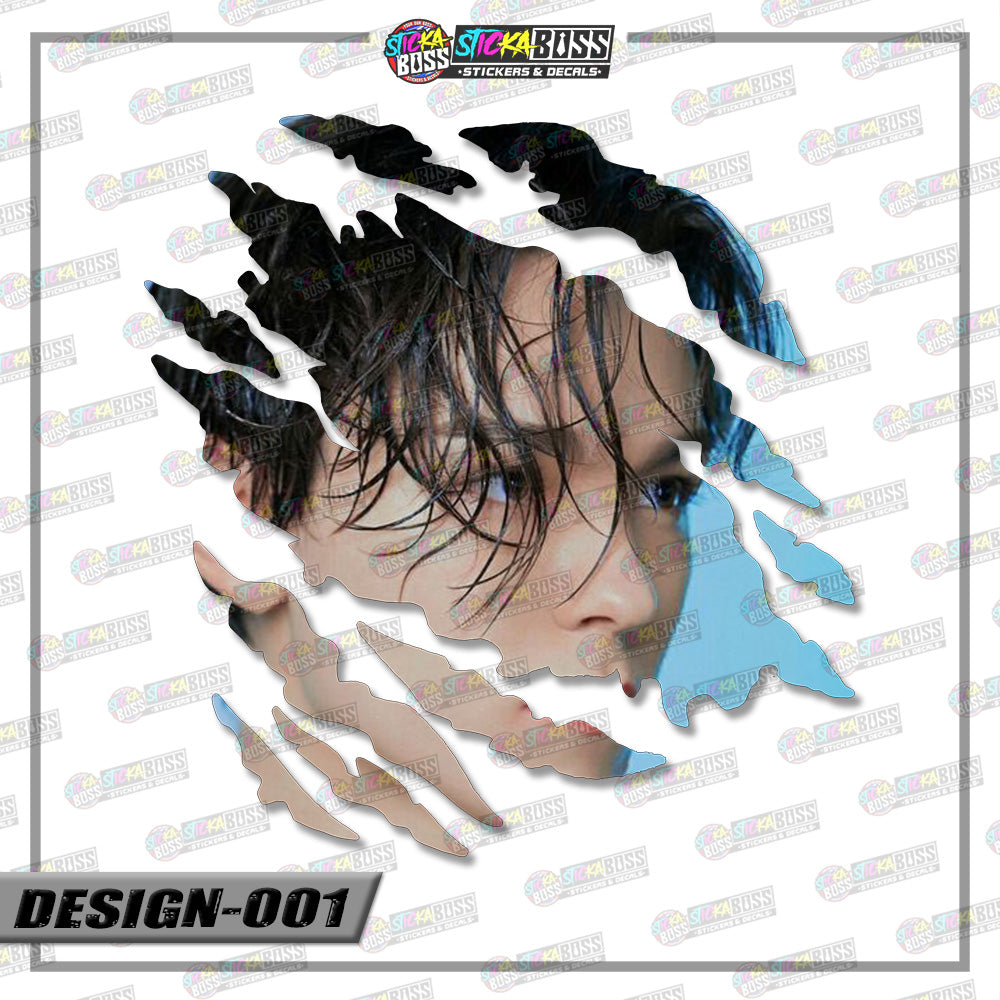 Seventeen | SCRATCH STICKER【VINYL PRINTED】( LAMINATED / WATERPROOF )【Stickaboss】