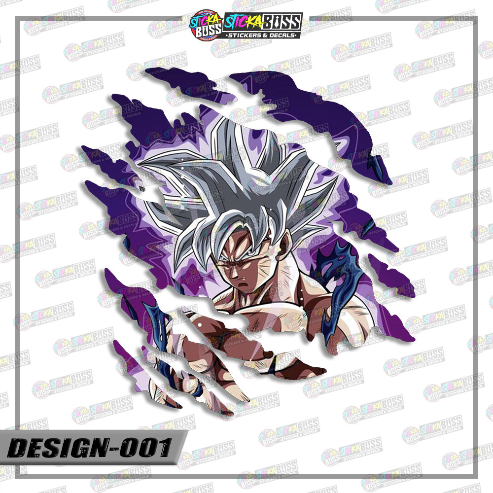 DRAGON BALL | ANIME SCRATCH STICKER【VINYL PRINTED】( LAMINATED / WATERPROOF )【Stickaboss】