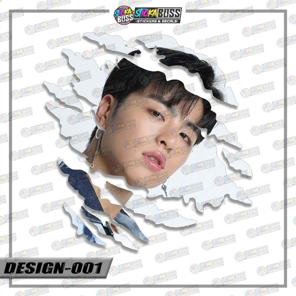 IKON | ANIME SCRATCH STICKER【VINYL PRINTED】( LAMINATED / WATERPROOF )【Stickaboss】