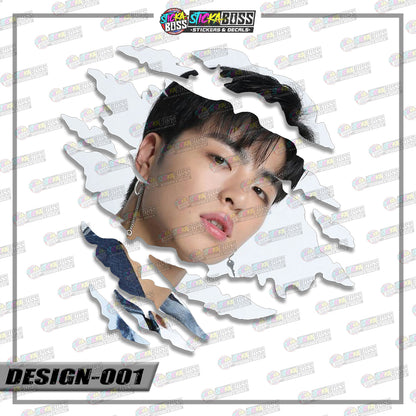 IKON | ANIME SCRATCH STICKER【VINYL PRINTED】( LAMINATED / WATERPROOF )【Stickaboss】