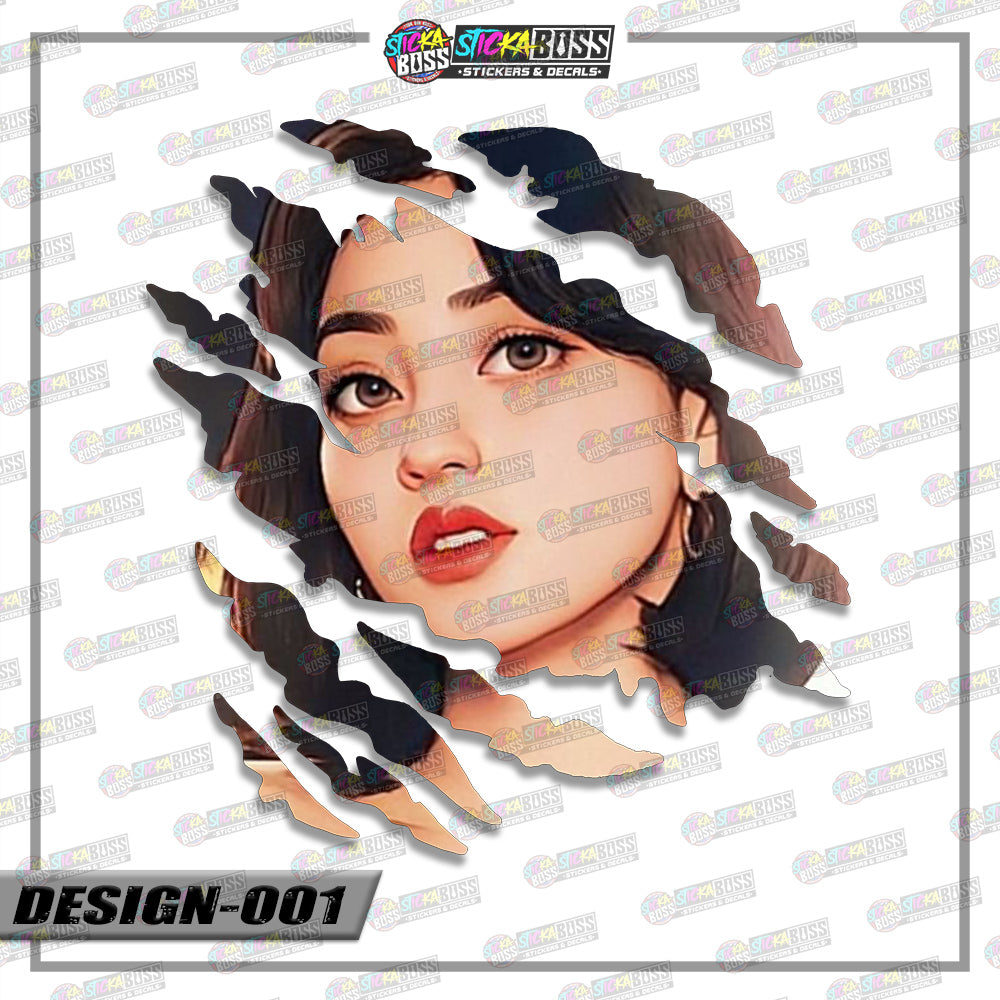 TWICE PART 2 | ANIME SCRATCH STICKER【VINYL PRINTED】( LAMINATED / WATERPROOF )【Stickaboss】