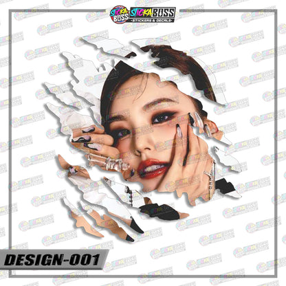 ITZY | SCRATCH STICKER【VINYL PRINTED】( LAMINATED / WATERPROOF )【Stickaboss】