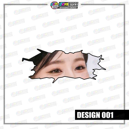KPOP-GIDLE | CRACK PEEKERS  ( ANIME VINYL STICKER DECALS )【Stickaboss】