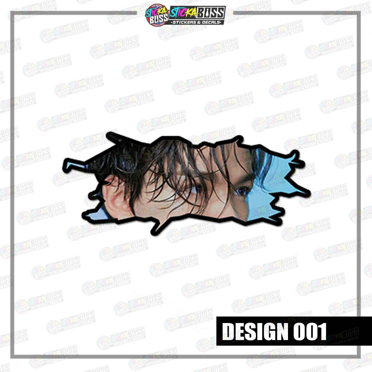 KPOP-SEVENTEEN | CRACK PEEKERS  ( ANIME VINYL STICKER DECALS )【Stickaboss】