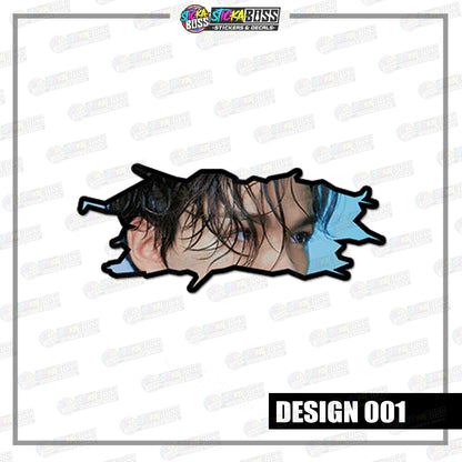 KPOP-SEVENTEEN | CRACK PEEKERS  ( ANIME VINYL STICKER DECALS )【Stickaboss】