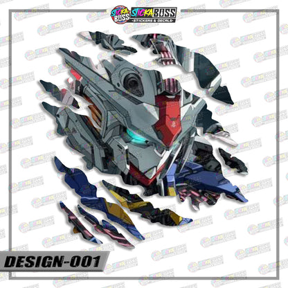 GUNDAM PART 1 | ANIME SCRATCH STICKER【VINYL PRINTED】( LAMINATED / WATERPROOF )【Stickaboss】