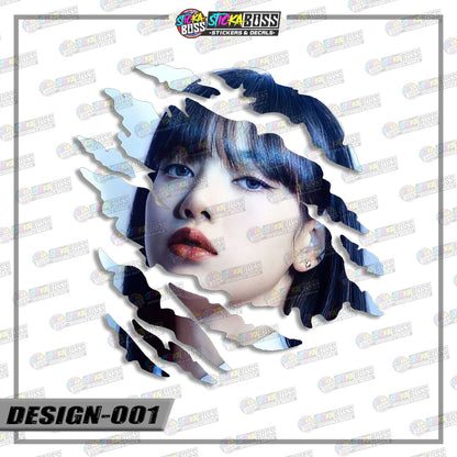 BLACKPINK | SCRATCH STICKER【VINYL PRINTED】( LAMINATED / WATERPROOF )