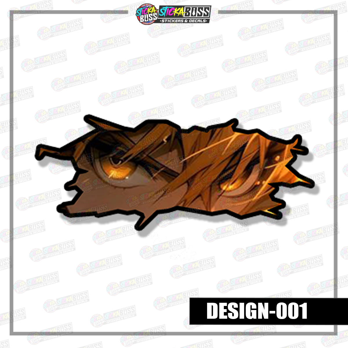 DEMONSLAYER | ANIME SCRATCH STICKER【VINYL PRINTED】( LAMINATED / WATERPROOF )【Stickaboss】