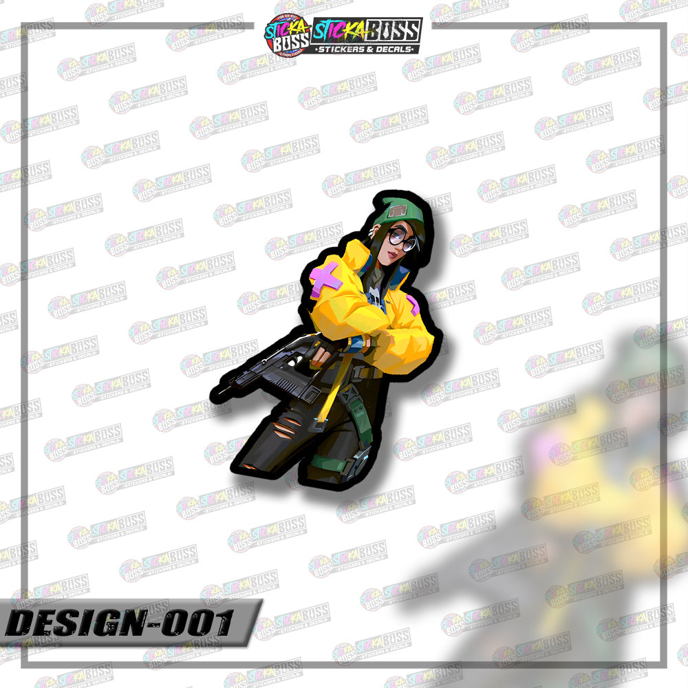 VALORANT | VINYL STICKER【VINYL PRINTED】( LAMINATED / WATERPROOF ) (Copy)