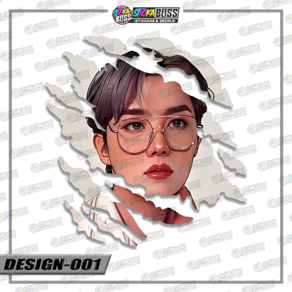 BTS PART 2 | ANIME SCRATCH STICKER【VINYL PRINTED】( LAMINATED / WATERPROOF )【Stickaboss】