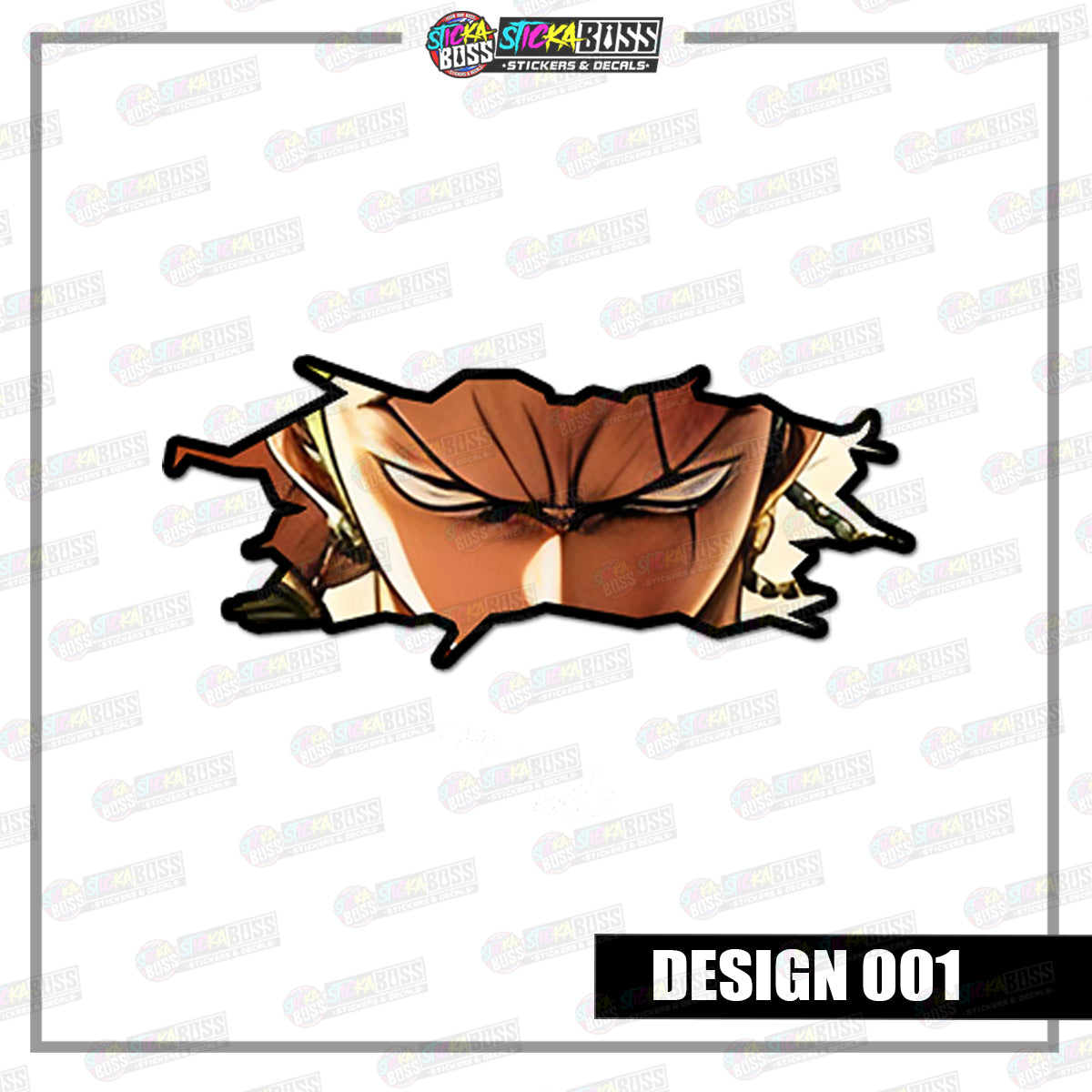 ONEPIECE | CRACK PEEKERS  ( ANIME VINYL STICKER DECALS )【Stickaboss】