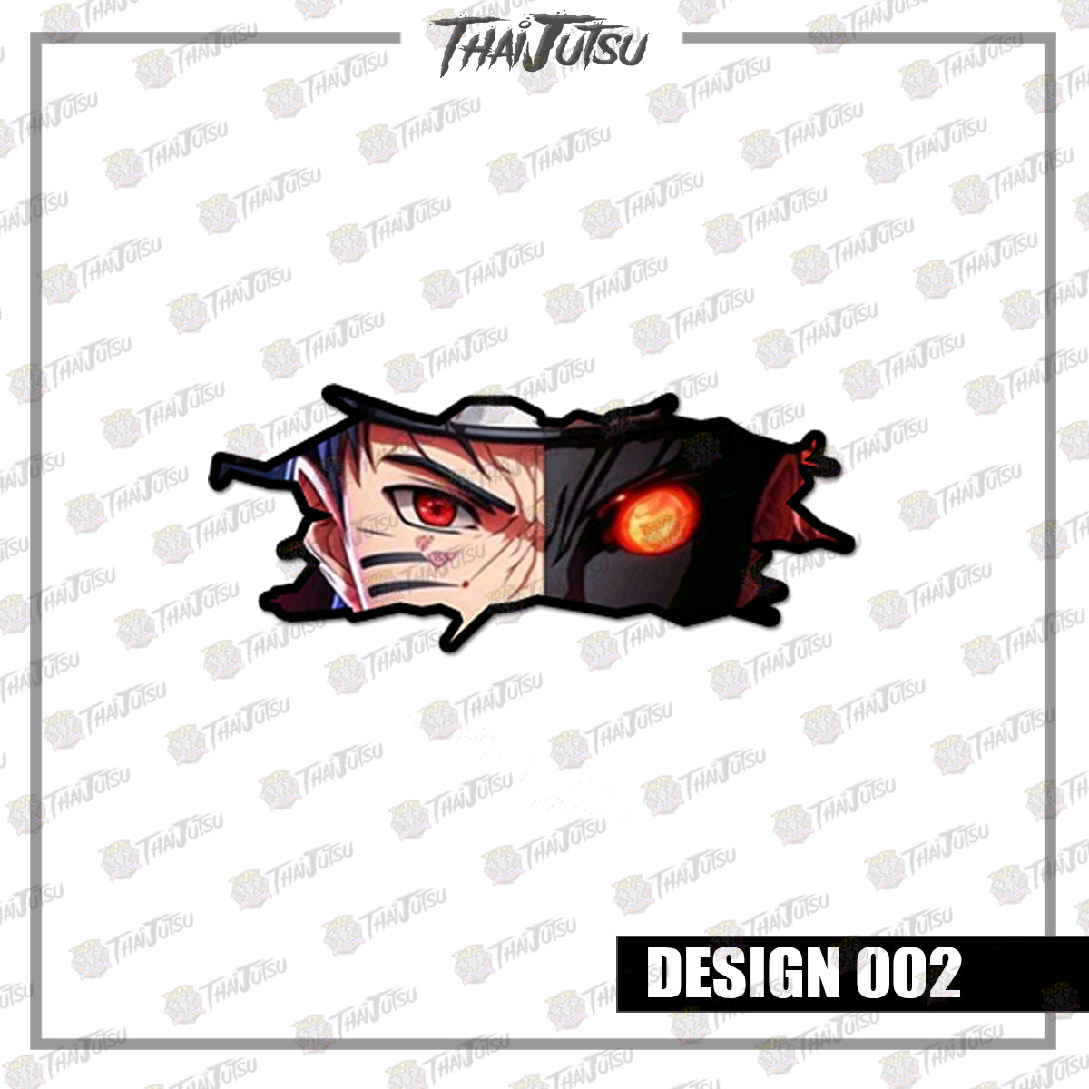 NARUTO | CRACK PEEKERS  ( ANIME VINYL STICKER DECALS )【Stickaboss】