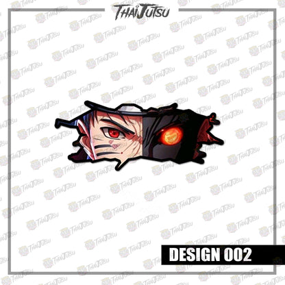 NARUTO | CRACK PEEKERS  ( ANIME VINYL STICKER DECALS )【Stickaboss】