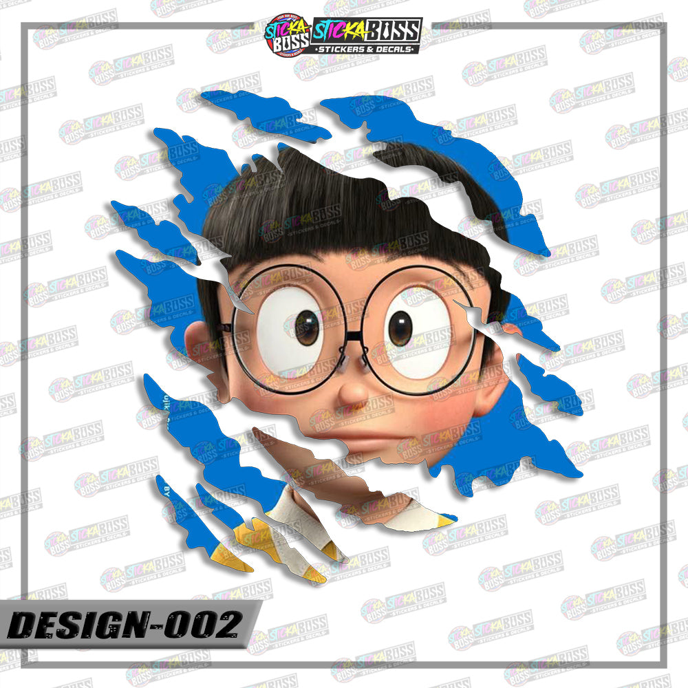 DORAEMON | ANIME SCRATCH STICKER【VINYL PRINTED】( LAMINATED / WATERPROOF )