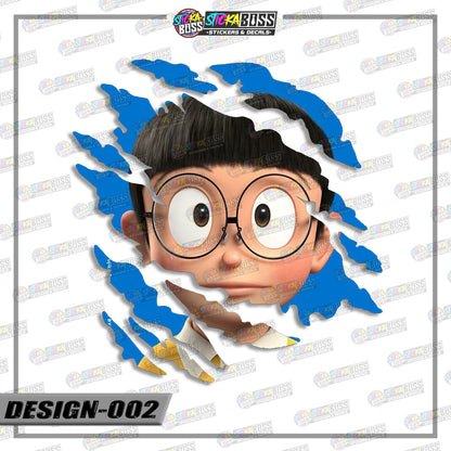 DORAEMON | ANIME SCRATCH STICKER【VINYL PRINTED】( LAMINATED / WATERPROOF )