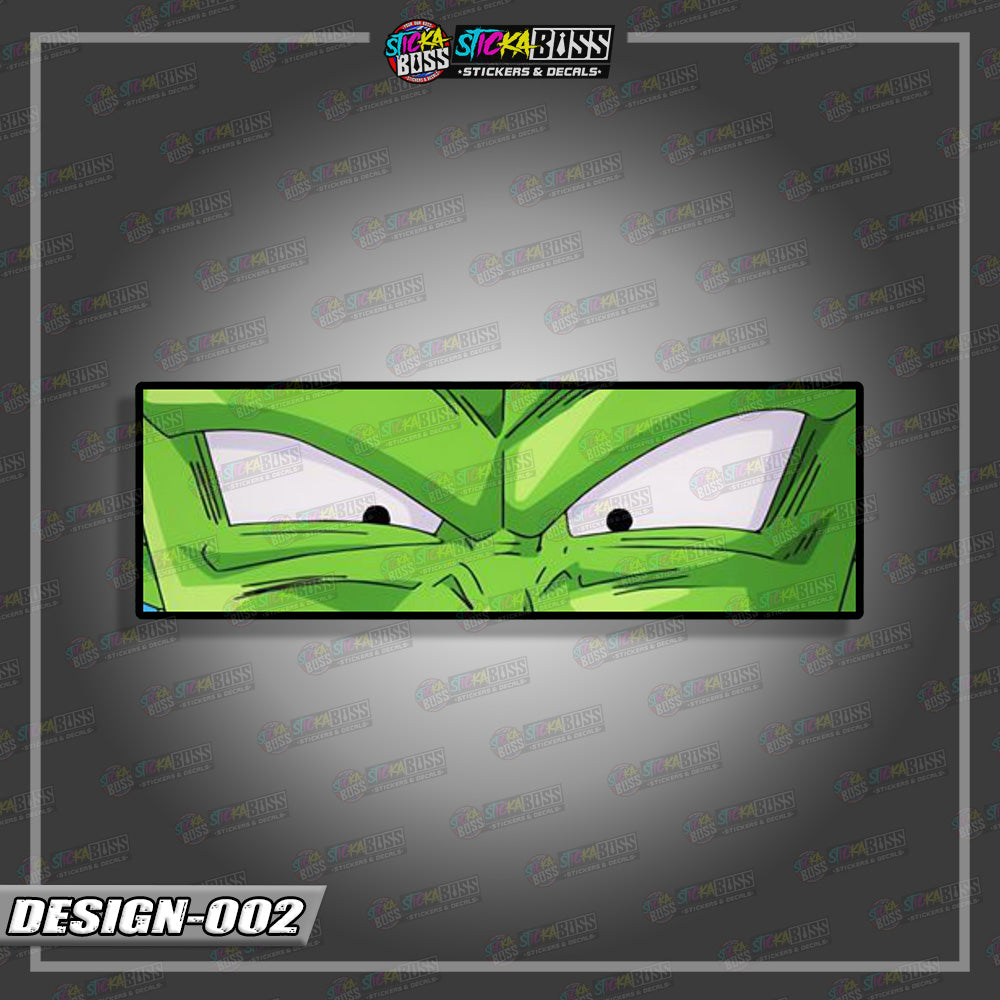 DRAGON BALL Z | ANIME  EYE SLAP STICKER【VINYL PRINTED】( LAMINATED / WATERPROOF )