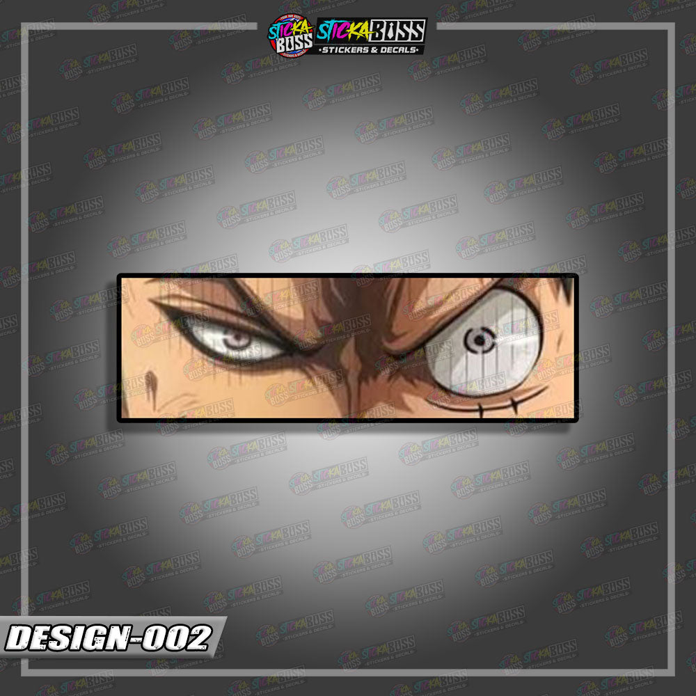 ONE PIECE PART 1 | ANIME  EYE SLAP STICKER【VINYL PRINTED】( LAMINATED / WATERPROOF )