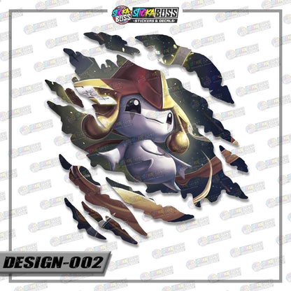 POKEMON PART 1 | ANIME SCRATCH STICKER【VINYL PRINTED】( LAMINATED / WATERPROOF )【Stickaboss】