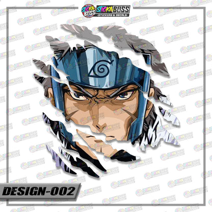 NARUTO PART 2 | ANIME SCRATCH STICKER【VINYL PRINTED】( LAMINATED / WATERPROOF )【Stickaboss】