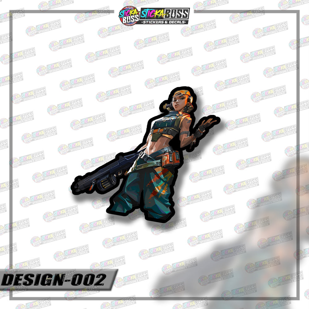 VALORANT | VINYL STICKER【VINYL PRINTED】( LAMINATED / WATERPROOF ) (Copy)