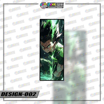 HUNTER X HUNTER | RECTANGLE SIZE  VINYL STICKER 【VINYL PRINTED】( LAMINATED / WATERPROOF )