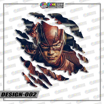 JUSTICE LEAGUE PART 1 | ANIME SCRATCH STICKER【VINYL PRINTED】( LAMINATED / WATERPROOF )【Stickaboss】