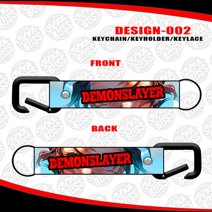 DEMONSLAYER KEYCHAIN / KEYHOLDER / KEYLACE (SOLD PER PIECE)【Stickaboss】