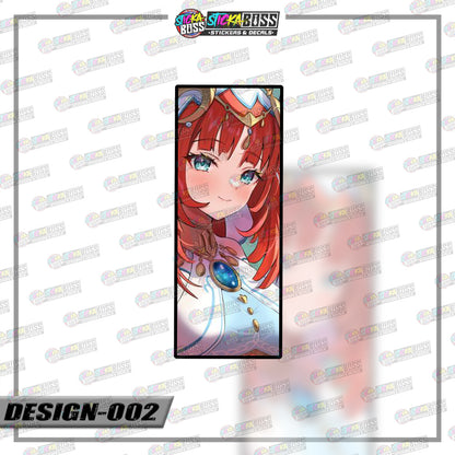 GENSHIN IMPACT | RECTANGLE SIZE  VINYL STICKER 【VINYL PRINTED】( LAMINATED / WATERPROOF )