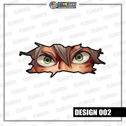 BLACK CLOVER | CRACK PEEKERS  ( ANIME VINYL STICKER DECALS )【Stickaboss】
