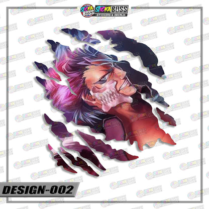 BLEACH | ANIME SCRATCH STICKER【VINYL PRINTED】( LAMINATED / WATERPROOF )【Stickaboss】