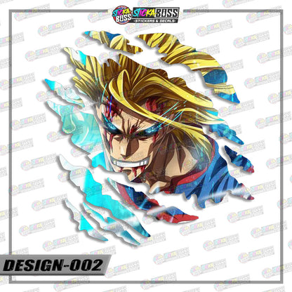 MY HERO ACADEMIA | ANIME SCRATCH STICKER【VINYL PRINTED】( LAMINATED / WATERPROOF )【Stickaboss】