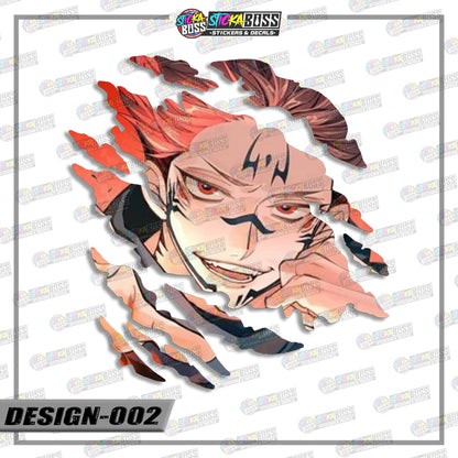 JUJUTSU KAISEN PART 1 | ANIME SCRATCH STICKER【VINYL PRINTED】( LAMINATED / WATERPROOF )【Stickaboss】