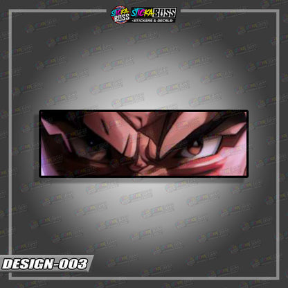DRAGON BALL Z | ANIME  EYE SLAP STICKER【VINYL PRINTED】( LAMINATED / WATERPROOF )