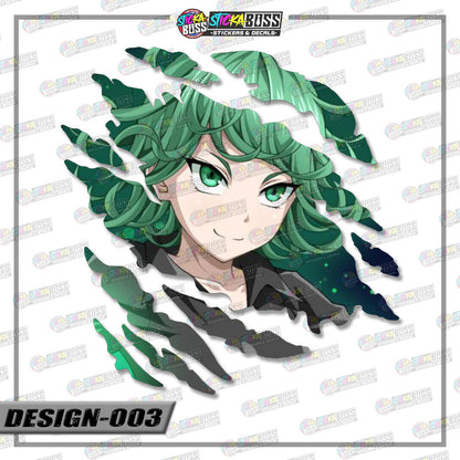 ONE PUNCH  MAN | ANIME SCRATCH STICKER【VINYL PRINTED】( LAMINATED / WATERPROOF )【Stickaboss】