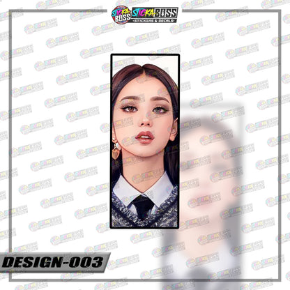 KPOP-BLACKPINK | RECTANGLE SIZE  VINYL STICKER 【VINYL PRINTED】( LAMINATED / WATERPROOF )