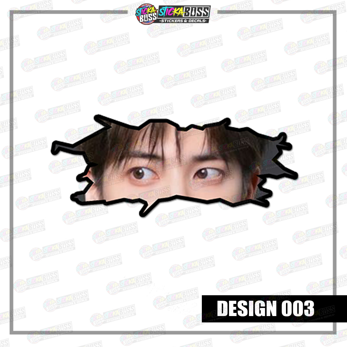 KPOP-TXT | CRACK PEEKERS  ( ANIME VINYL STICKER DECALS )【Stickaboss】